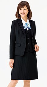 Aラインスカート ストライプ 362284