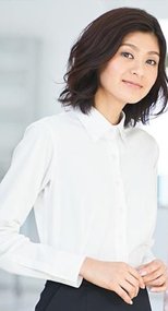 EWB-690 enjoy 長袖シャツブラウス 98-EWB690