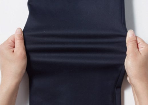 自重堂Jawin52500のストレッチ作業服の伸縮性