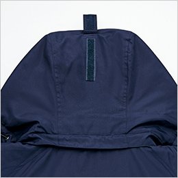 ファスナーで取り外し可能なマジックテープ付きフード