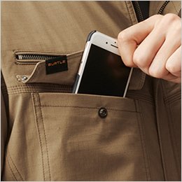 右胸 Phone収納ループ