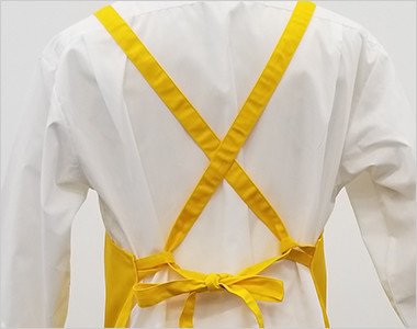 背中はX型で結べます