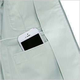 左胸 内ポケット付き