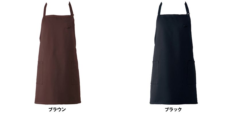 T-6724 チトセ(アルベ) 胸当てエプロン(男女兼用) 色展開