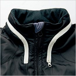 AZ10304 アイトス タルテックス フードイン中綿ジャケット(男女兼用) スタンドカラー(フード収納時)