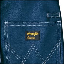 AZ64382 アイトス Wrangler(ラングラー) ショートエプロン(男女兼用) ブランド織りネーム