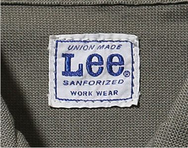 LWB03002 Lee ジップアップジャケット(女性用) Leeワークウェアオリジナルブランドネームタグ