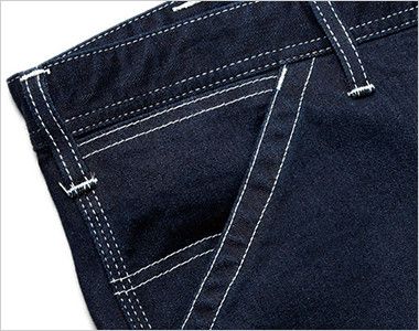 LWP63001 Lee ペインターパンツ(女性用) 出し入れしやすい斜めポケット。右側にはコインポケット付き。