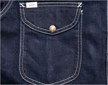 LWU39001 Lee ユニオンオール(長袖ツナギ)(男女兼用) フラップ付