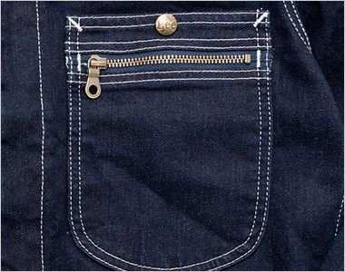 LWU39001 Lee ユニオンオール(長袖ツナギ)(男女兼用) ジッパー付