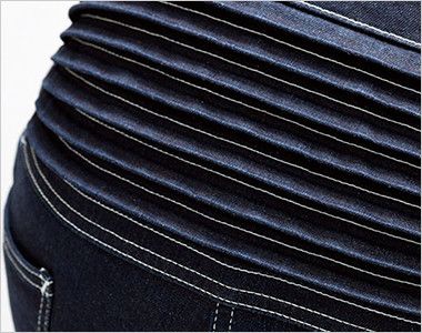 LWU39001 Lee ユニオンオール(長袖ツナギ)(男女兼用) 腰部にはハードな作業にフレキシブルにフィットする伸縮性のあるアコーディオンプリーツ