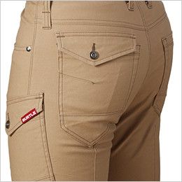 バートル 542 ストレッチカーゴパンツ(男女兼用) ピスフラップポケット