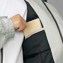 自重堂 48450 軽量防寒ブルゾン 襟ボア 左胸 内ポケット