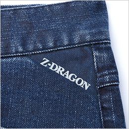 自重堂 71602 Z-DRAGON ストレッチデニムノータックカーゴパンツ ロゴプリント