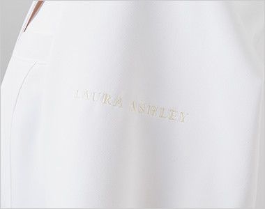 LW101 ローラアシュレイ 長袖ドクターコート(女性用) ロゴ刺繍入り