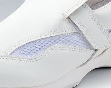 MN415 ナガイレーベン(nagaileben) ビタミンシューズ(男性用) 両サイドに施されたメッシュ素材で靴内のムレを解消します。