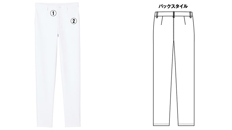 6008NS FOLK(フォーク) パントン フィットストレートパンツ(女性用) 商品詳細・こだわりPOINT