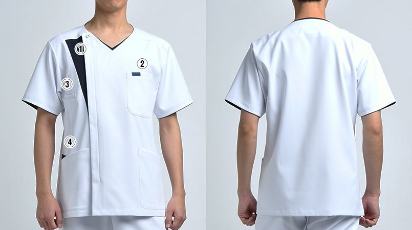7053SC FOLK(フォーク) メンズ ジップスクラブ(男性用) 商品詳細・こだわりPOINT